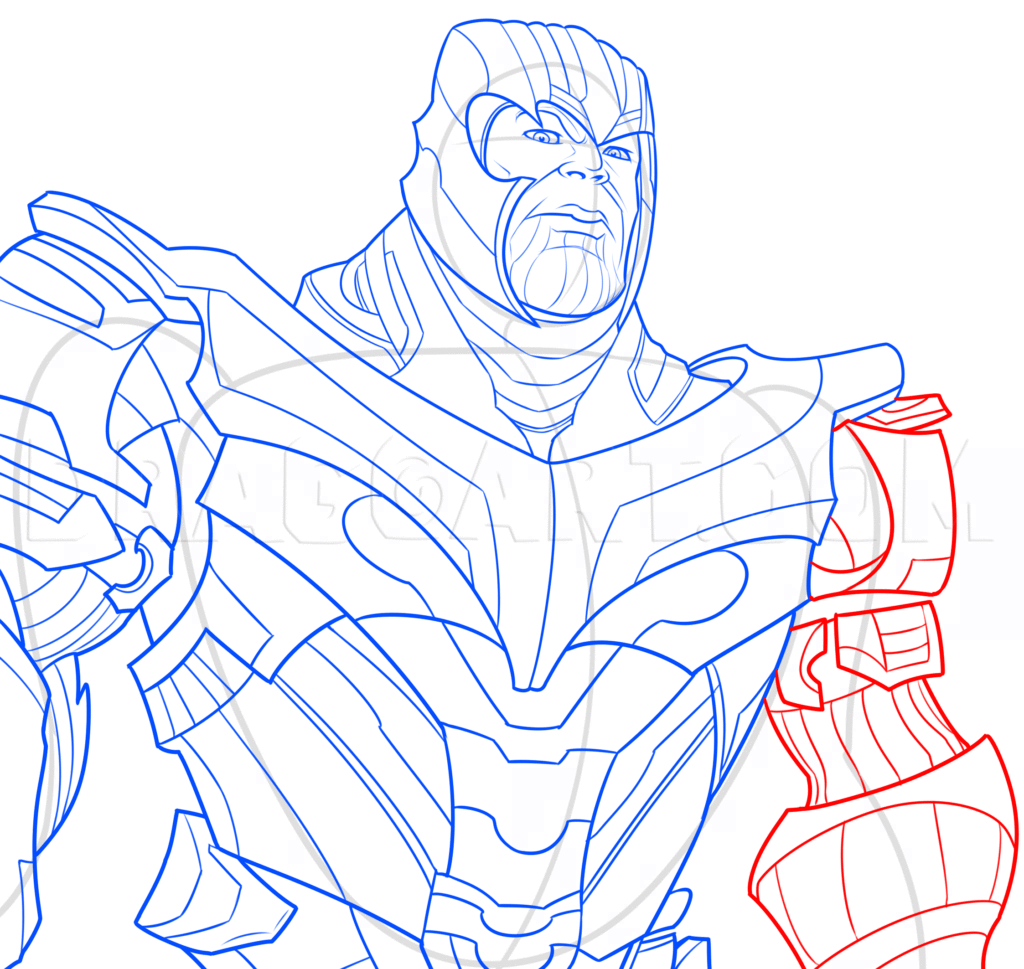 thanos para desenhar