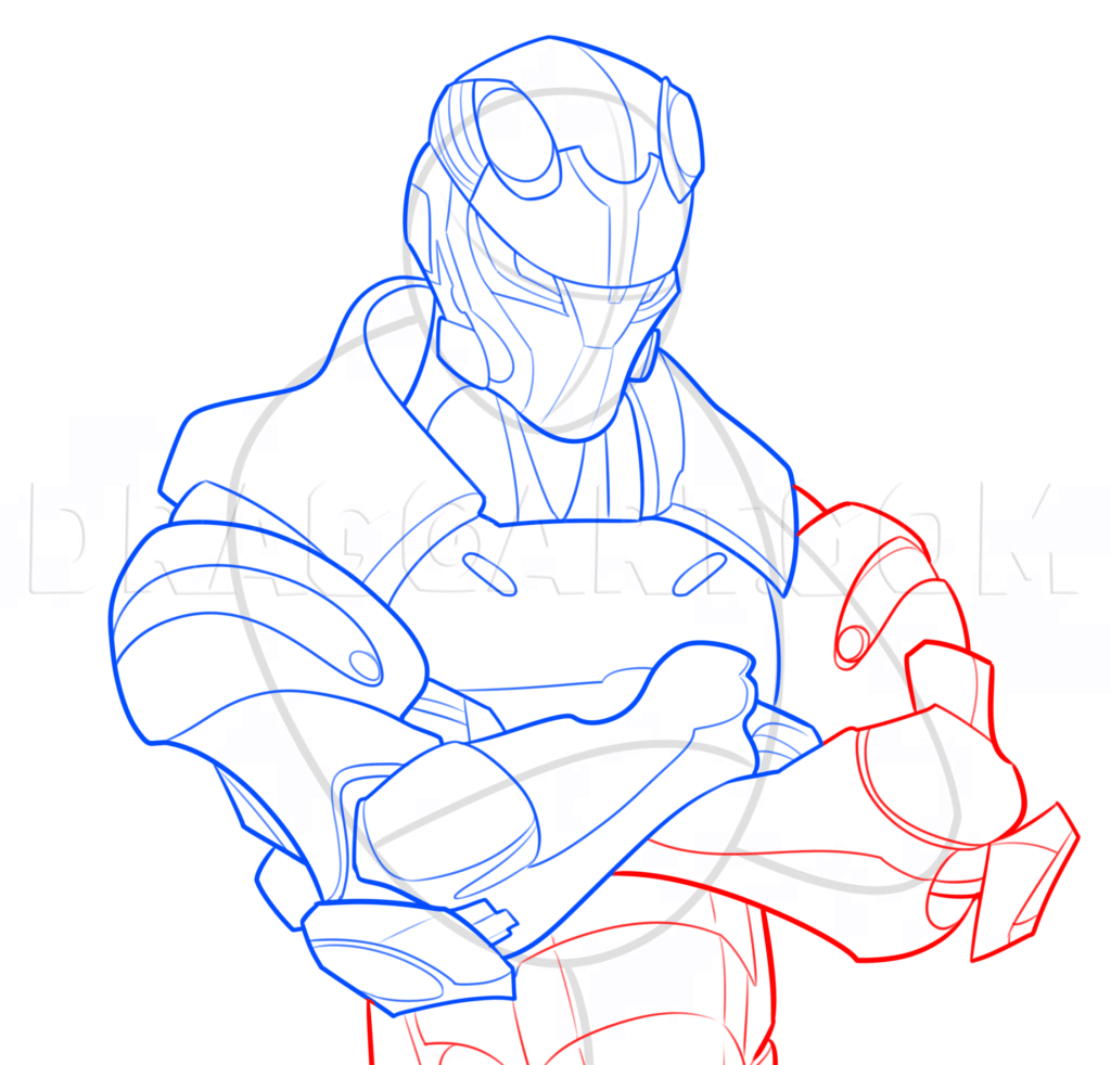 como desenhar carbide fortnite
