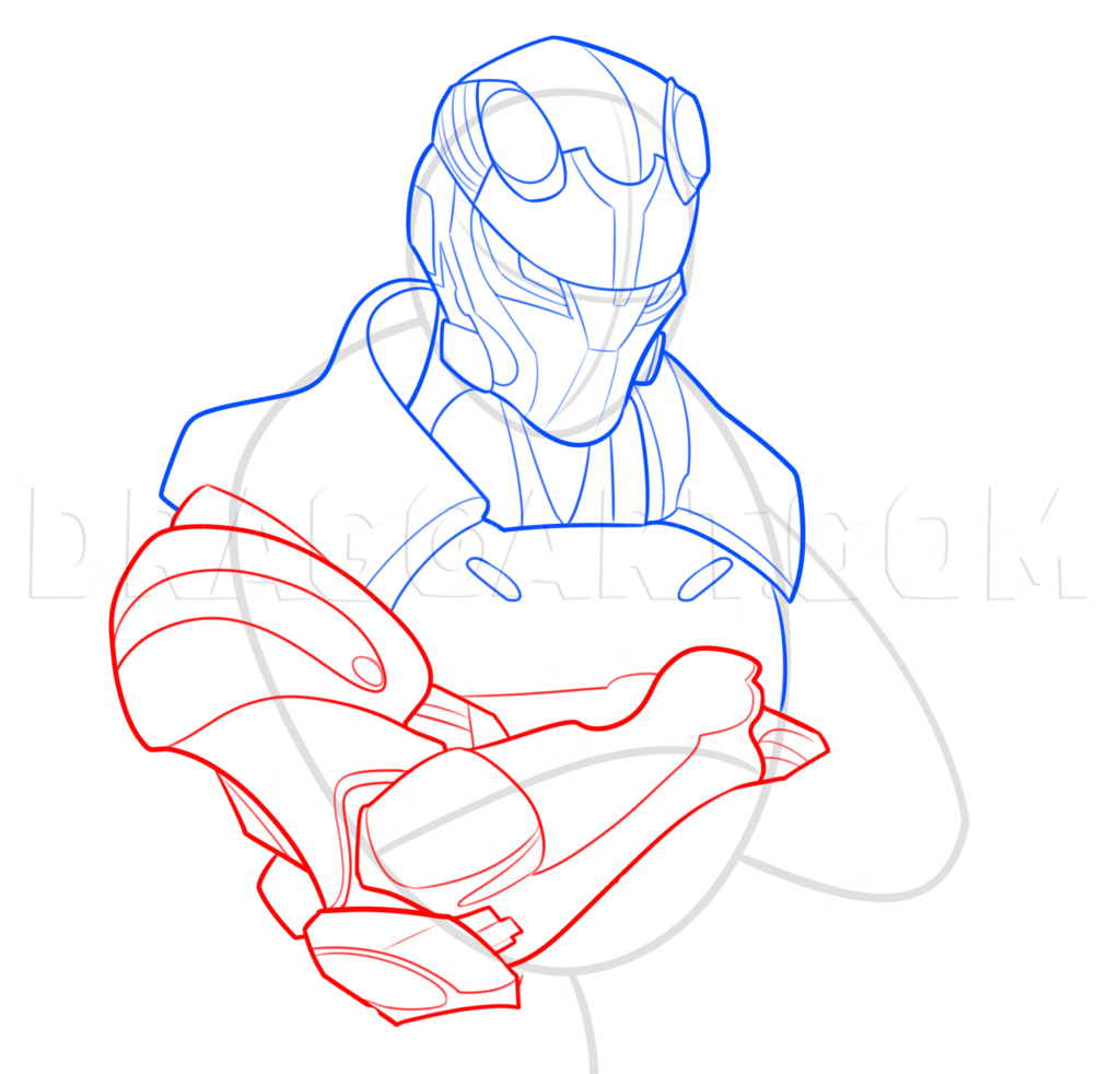 como desenhar carbide fortnite