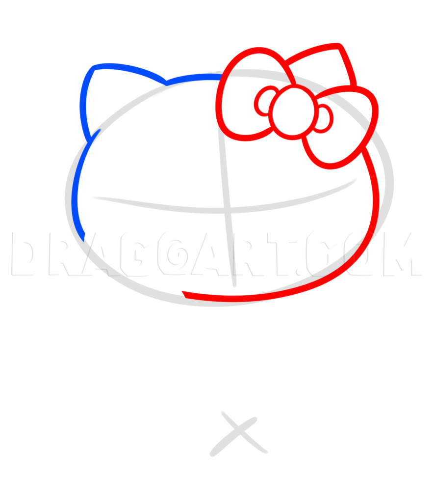 como desenhar hello kitty