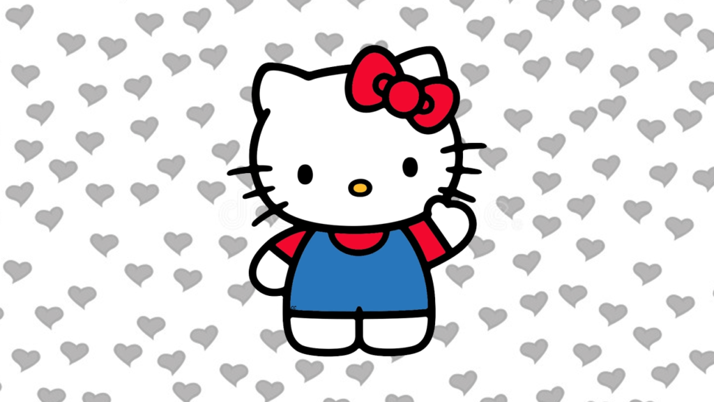 hello kitty para colorir