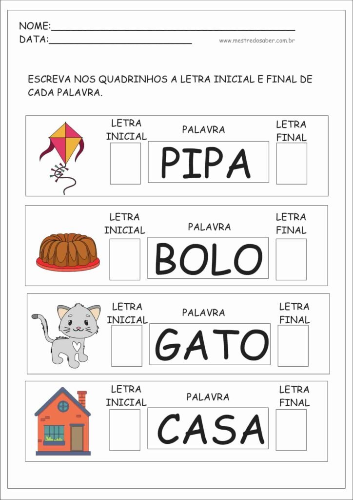 atividades para crianças português pipa