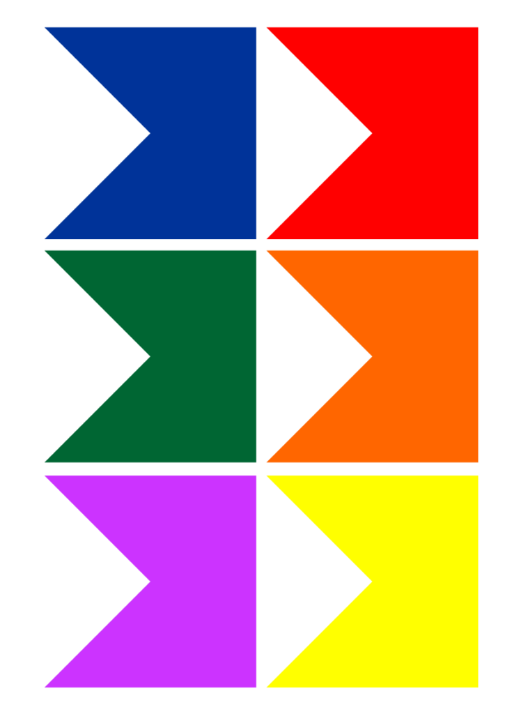 bandeirinhas coloridas