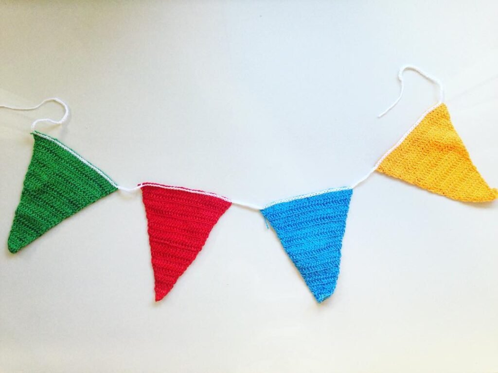 bandeirinhas para festa junina crochê