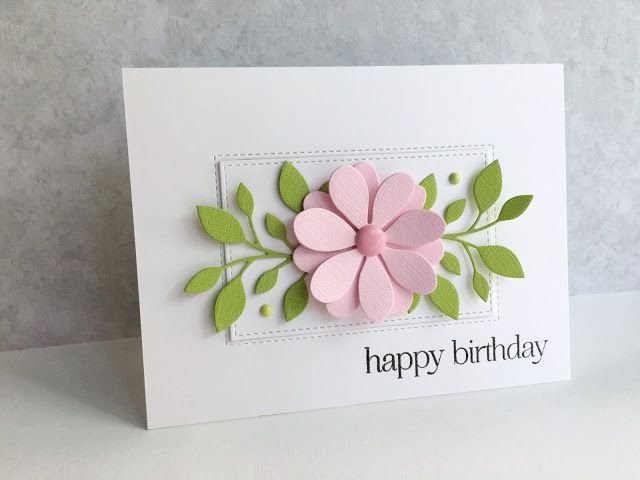 cartão de aniversário flores
