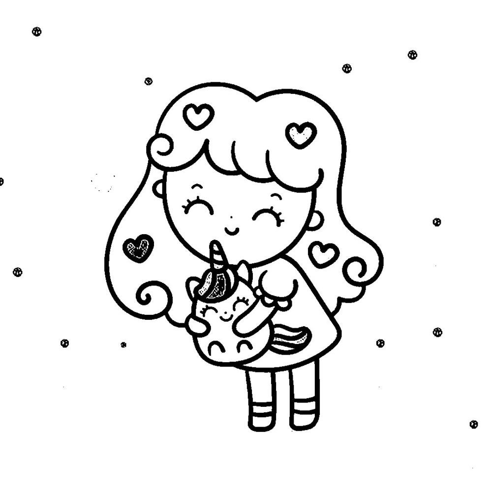 Funny babe coloring page  Desenhos kawaii tumblr, Desenhos kawaii, Kawaii  desenhos fofos