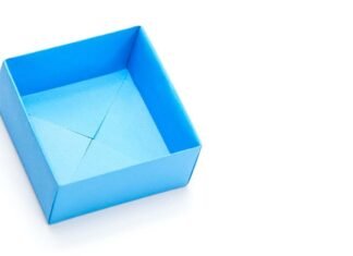 origami de caixa