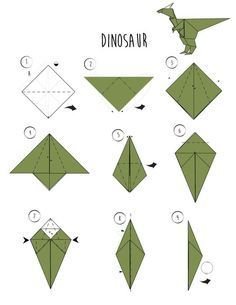 origami dinossauro