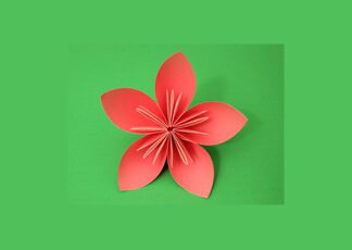 origami flor