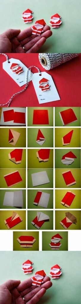 origami papai noel