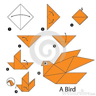 origami pássaro