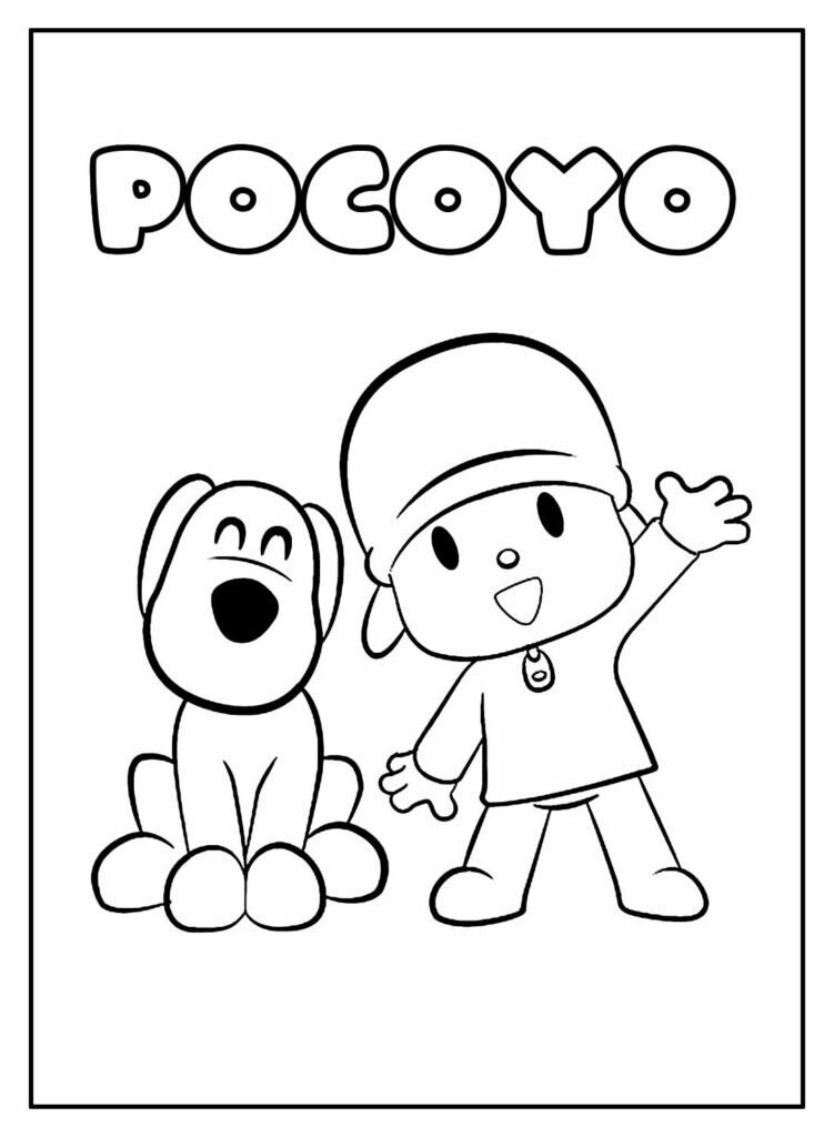 Desenho Educativo de Pocoyo (1)