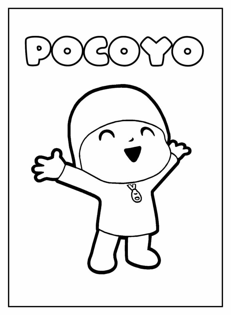 Desenho Educativo de Pocoyo