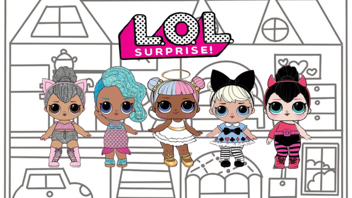 LOL para colorir