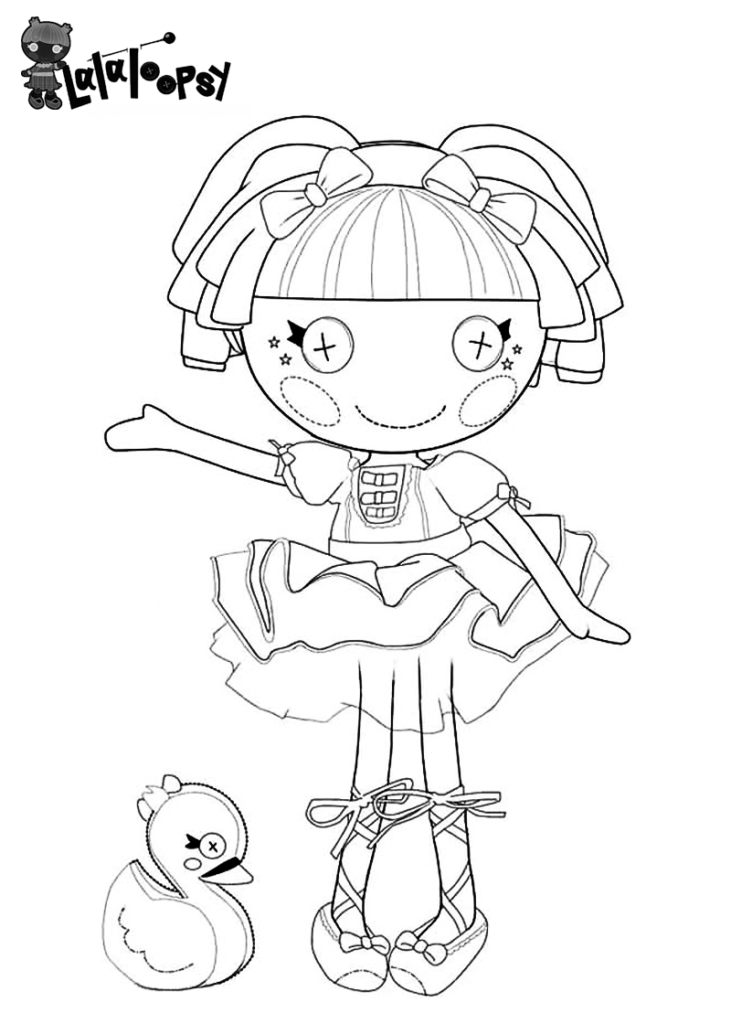 Lalaloopsy para colorir colorida