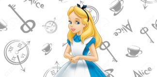 alice no pais das maravilhas para colorir