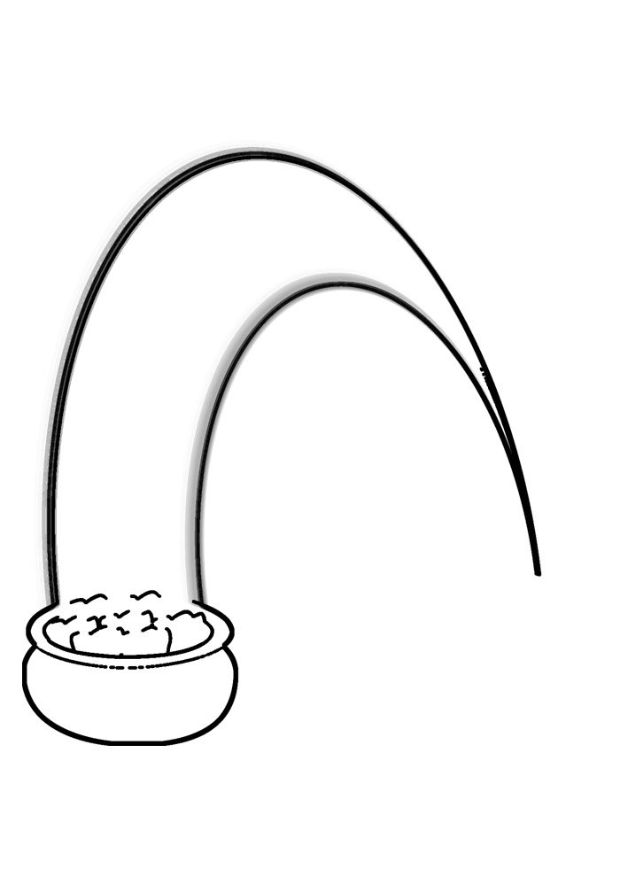 arco iris para colorir 5