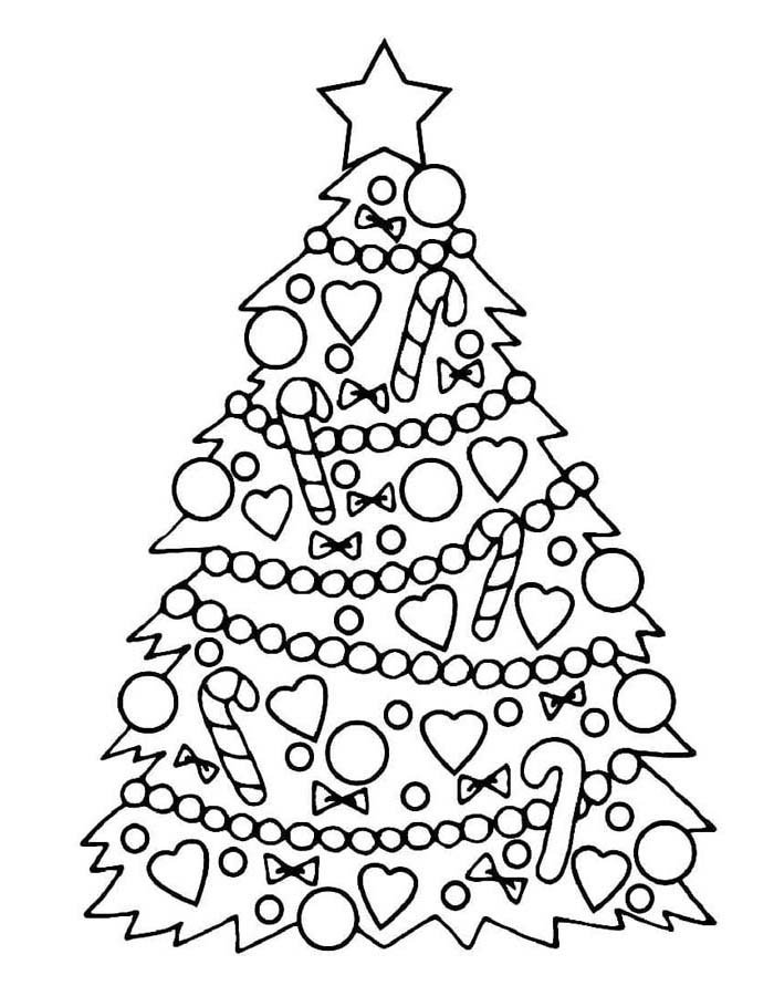 arvore de natal para colorir e imprimir bolinhas e enfeites