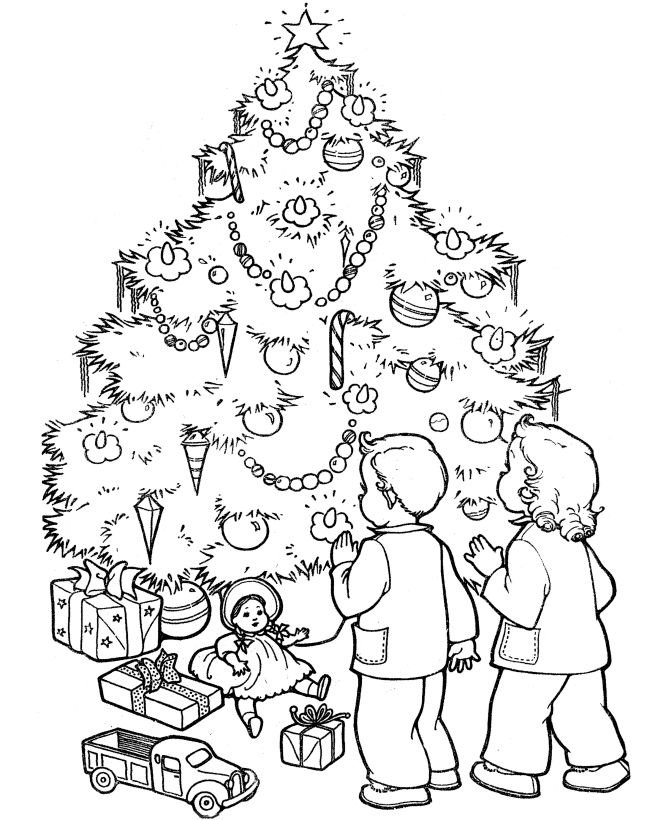 arvore de natal para colorir e imprimir crianças