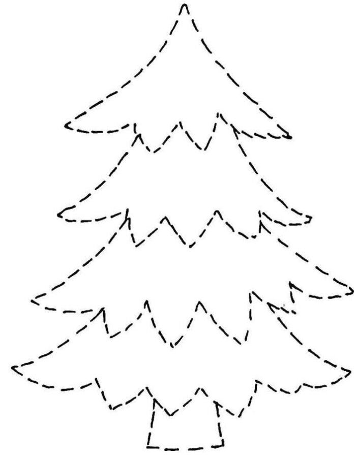 +60 Desenhos de Árvore de Natal para Colorir e Imprimir (Grátis)