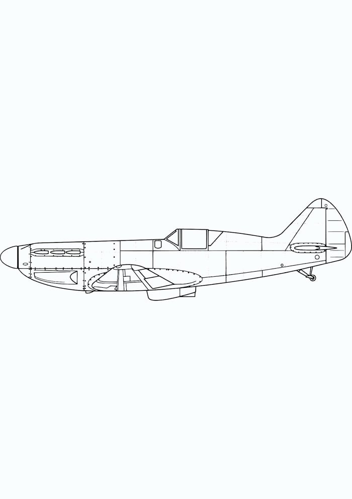 aviao para colorir 18