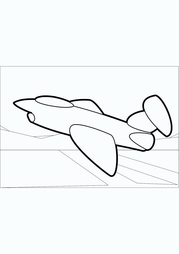 aviao para colorir 20