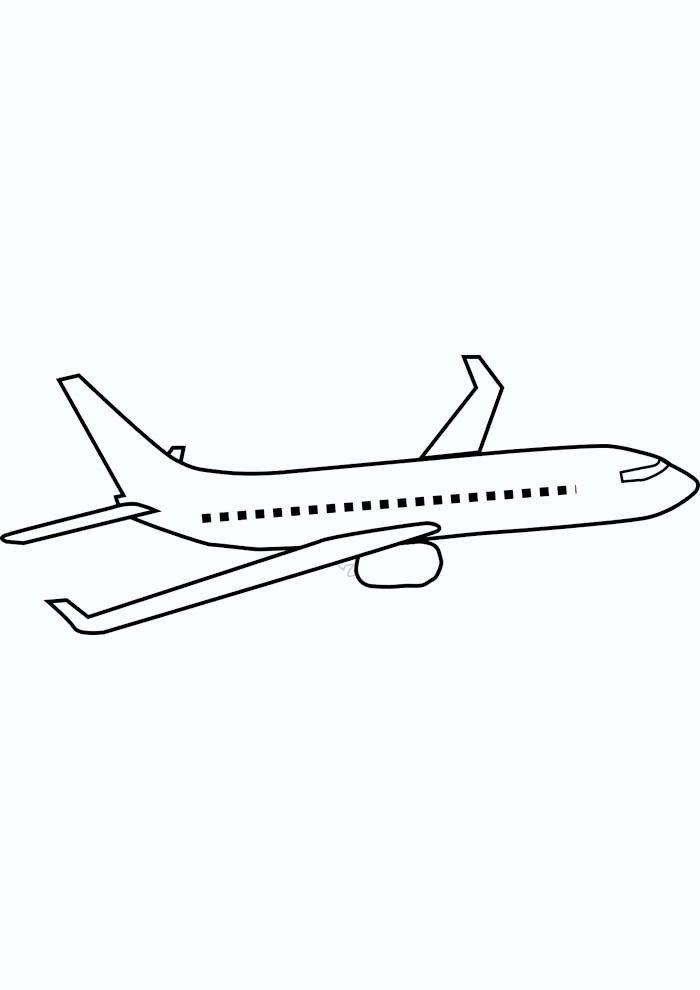 aviao para colorir 21