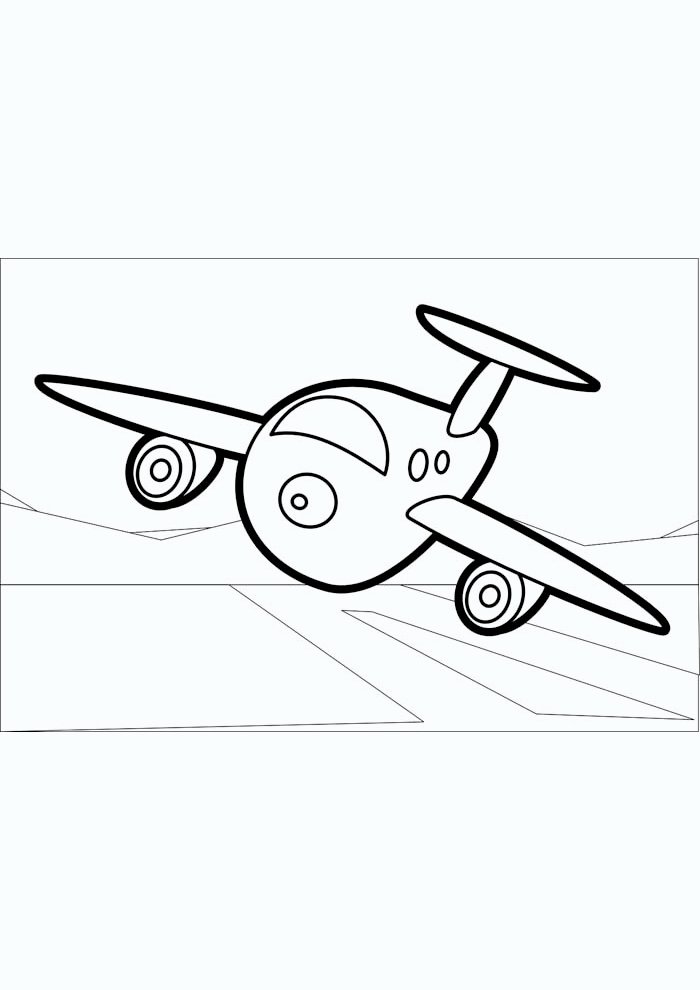 aviao para colorir 25