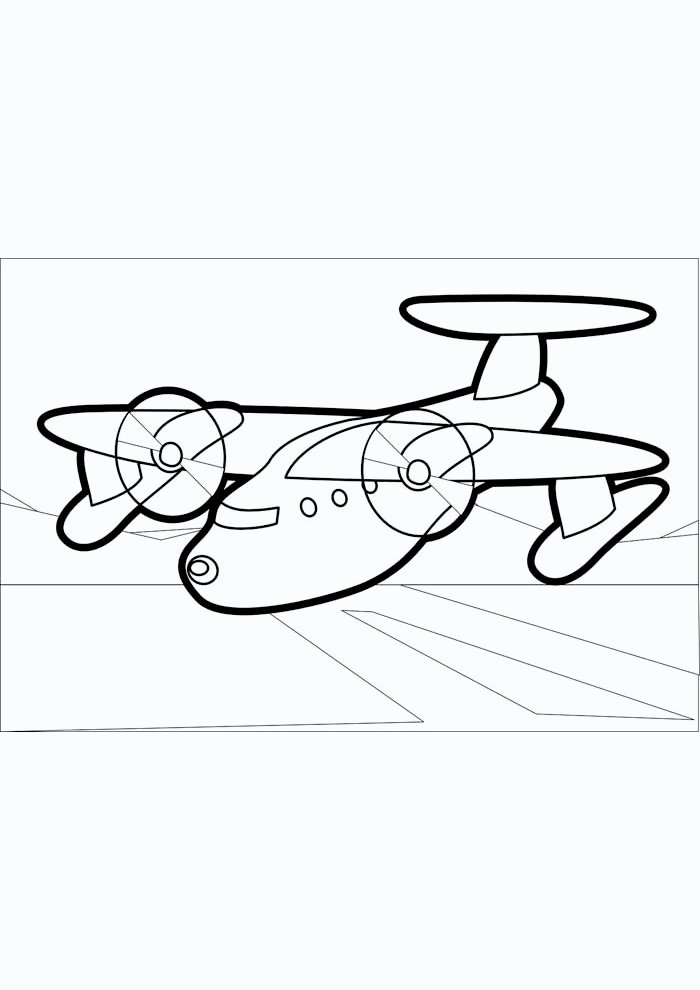 aviao para colorir 29