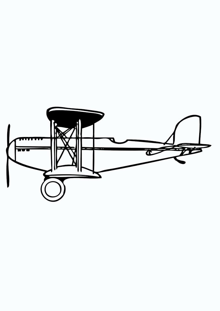 aviao para colorir 31