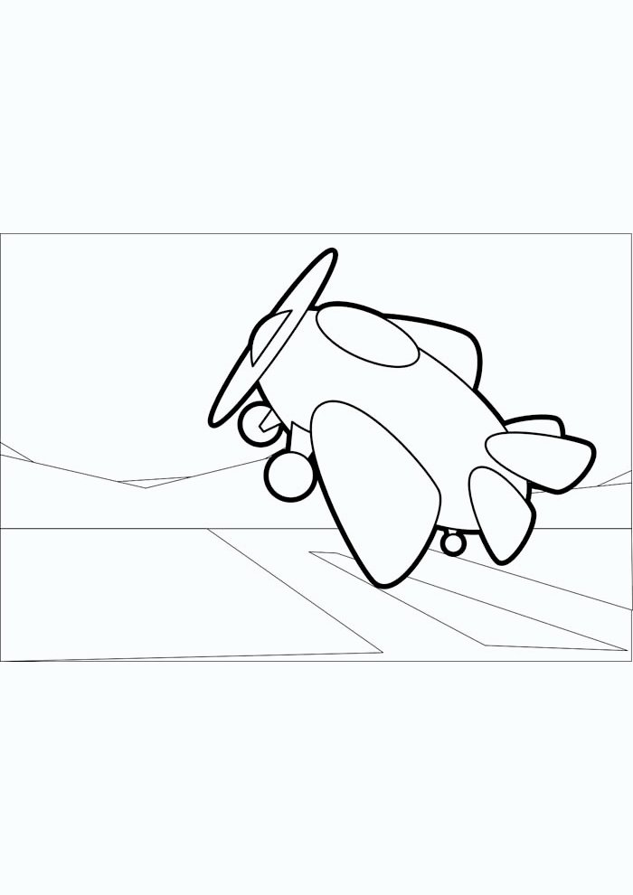 aviao para colorir 32