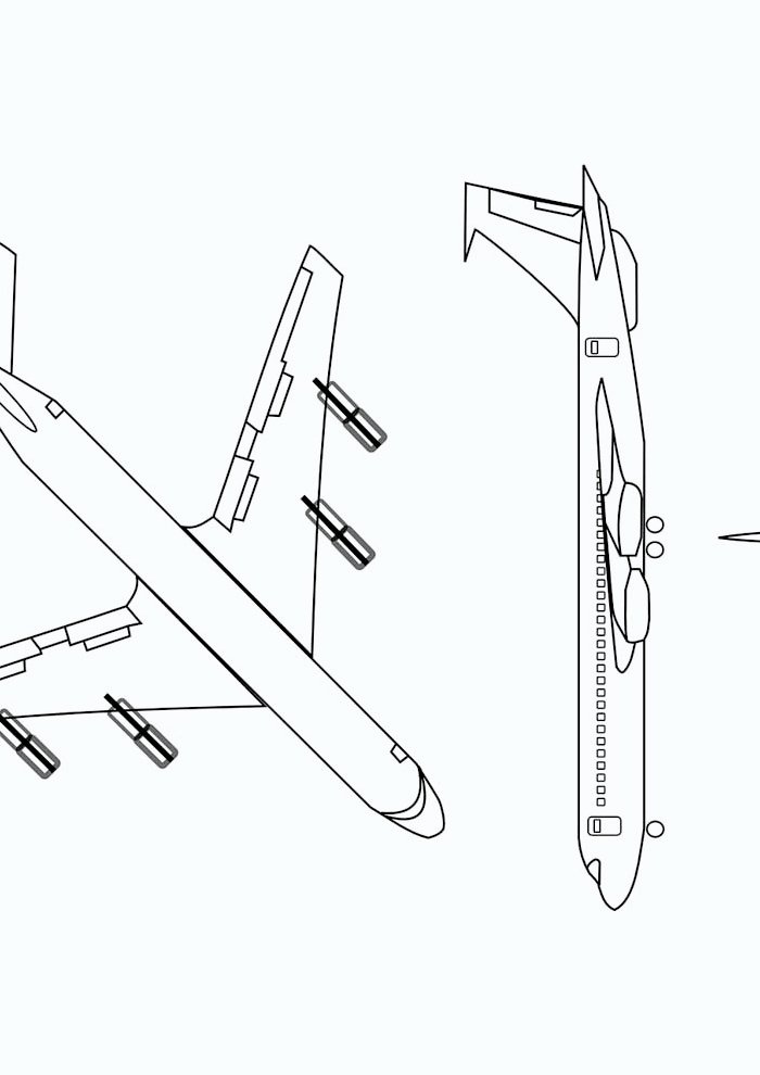 aviao para colorir 33