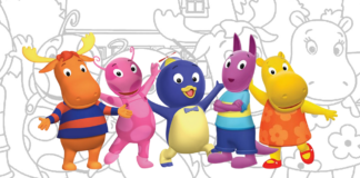 backyardigans para colorir