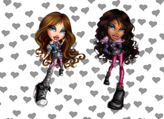 bratz para colorir