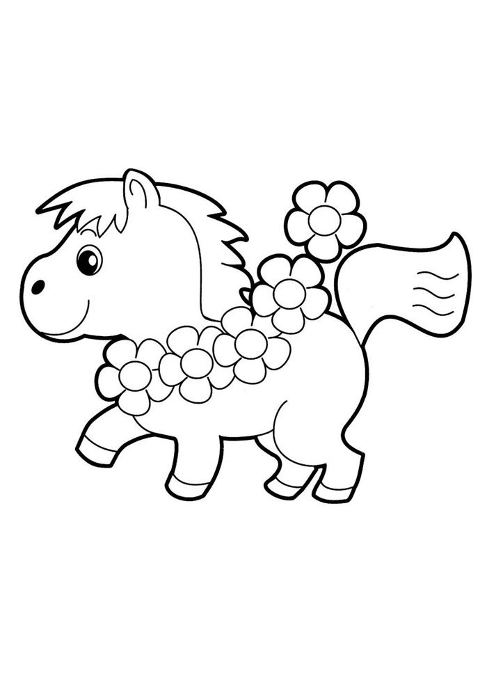 cavalo para colorir 34