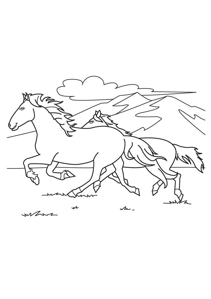 cavalo para colorir 36