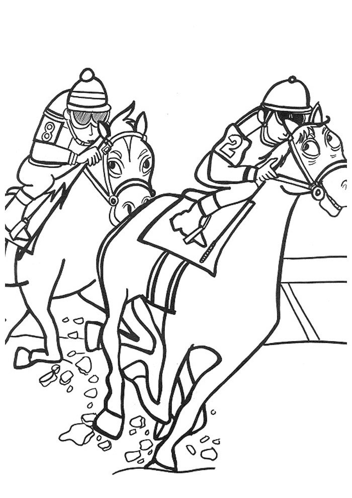 cavalo para colorir 50