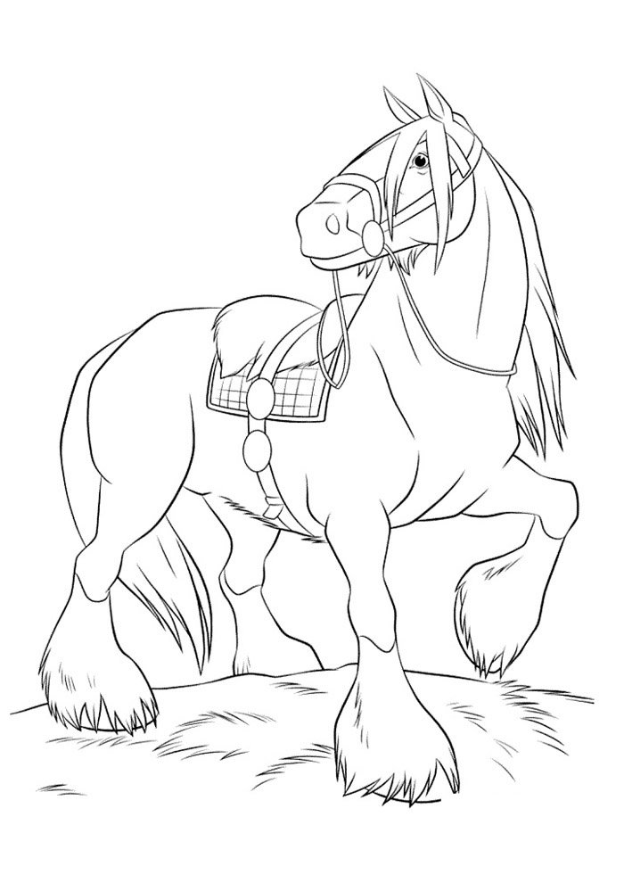 cavalo para colorir 61