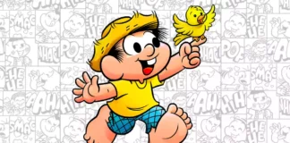 chico bento para colorir