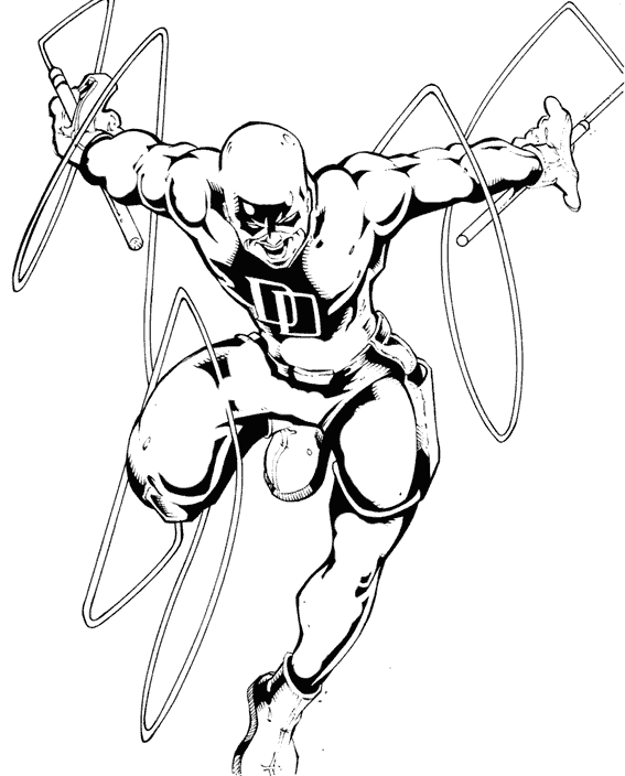 coloring daredevil 78209