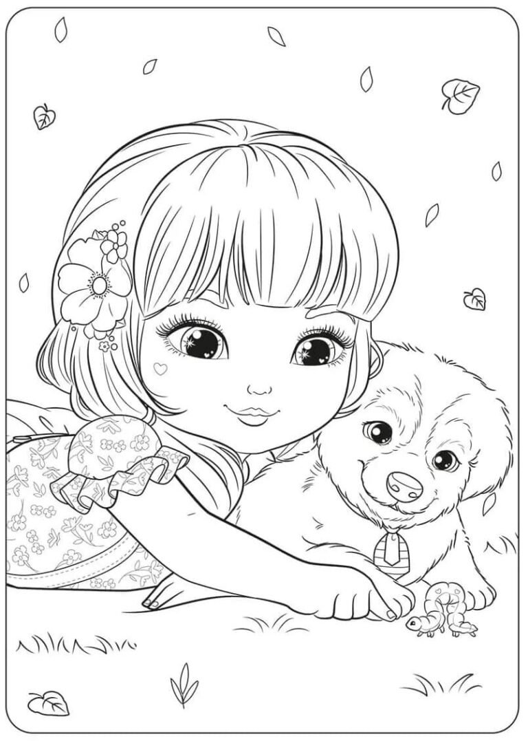 Desenhos da Jolie para Colorir e Imprimir