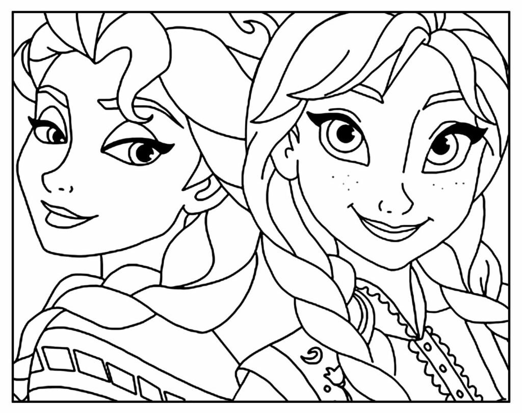 desenho da frozen para colorir 14