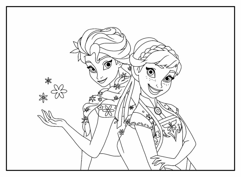 desenho da frozen para colorir 21