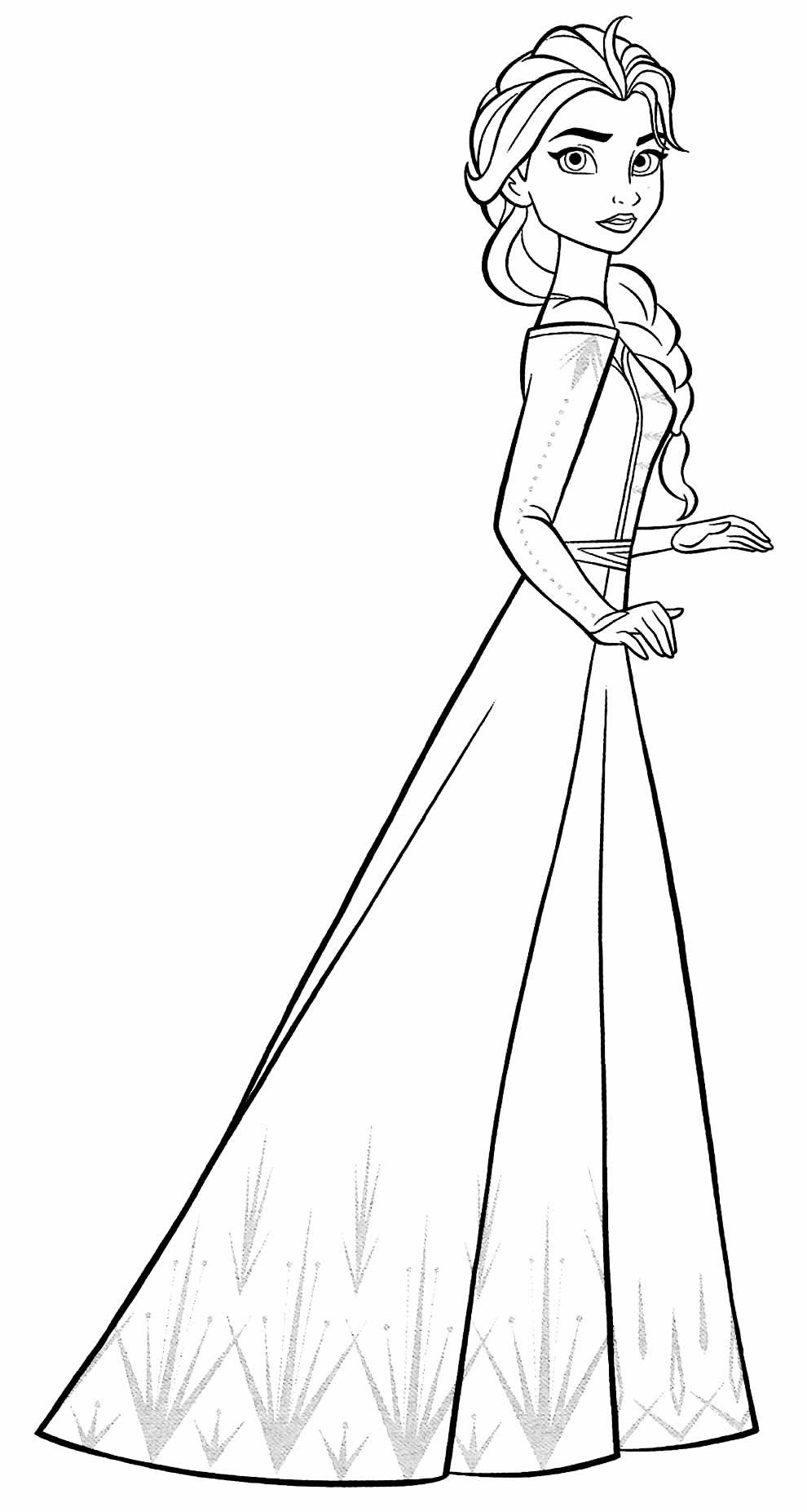 +100 Desenhos Frozen para Colorir e Imprimir