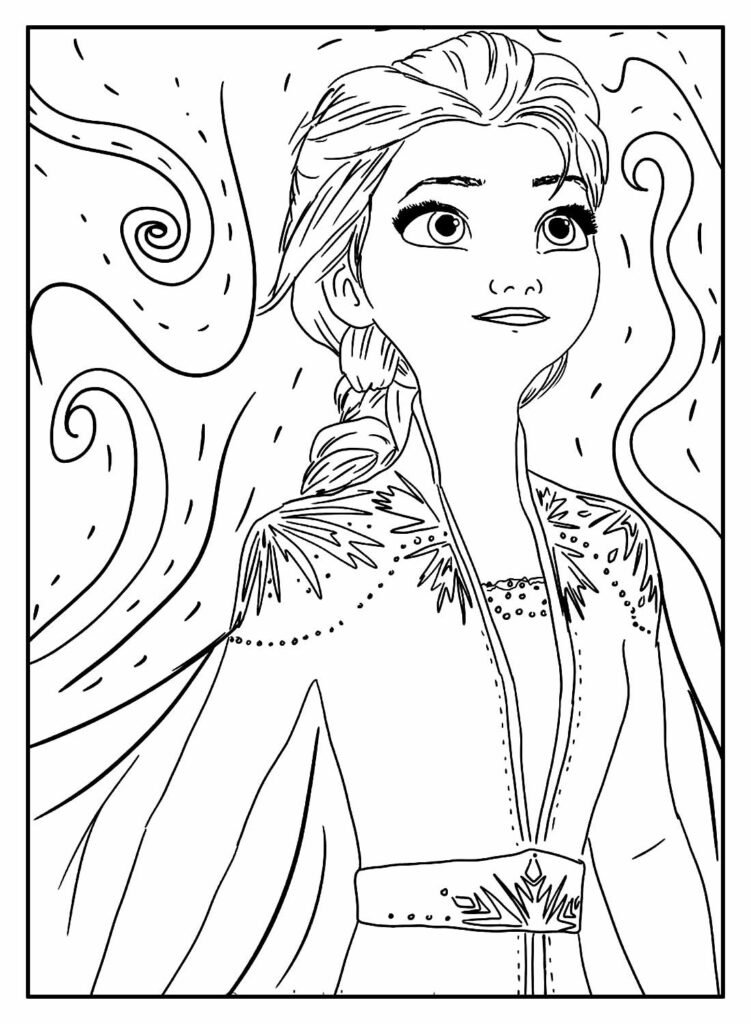 desenho da frozen para colorir 31