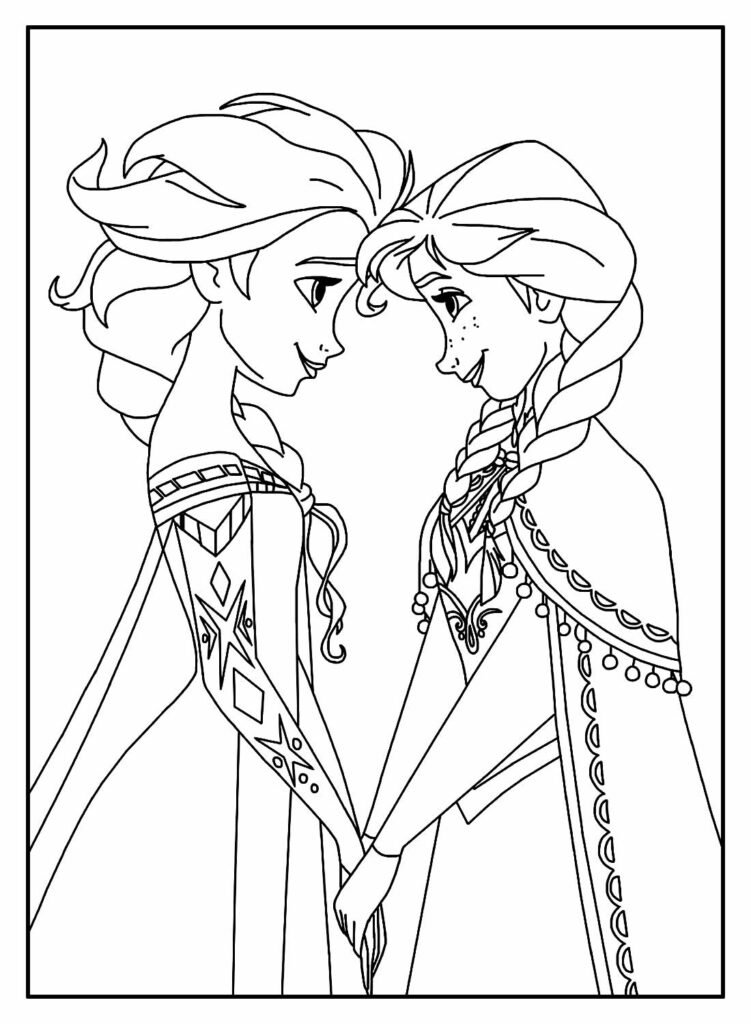 desenho da frozen para colorir 36