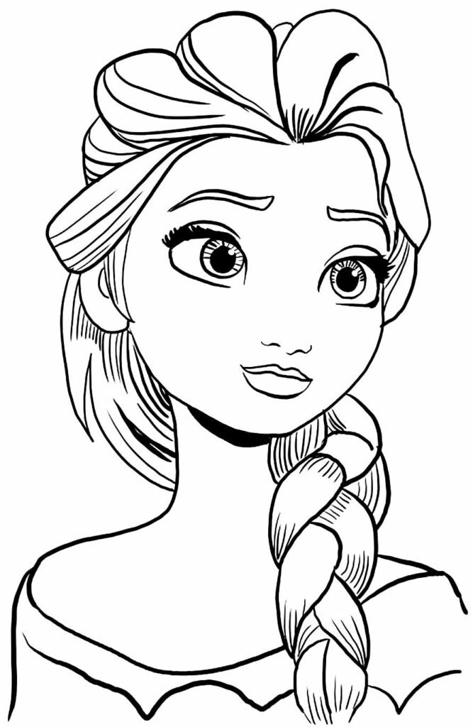 desenho da frozen para colorir 4