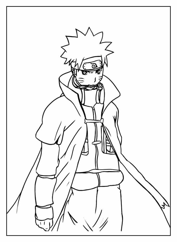 desenhos para colorir hokage  Manga coloring book, Anime lineart, Naruto  drawings easy