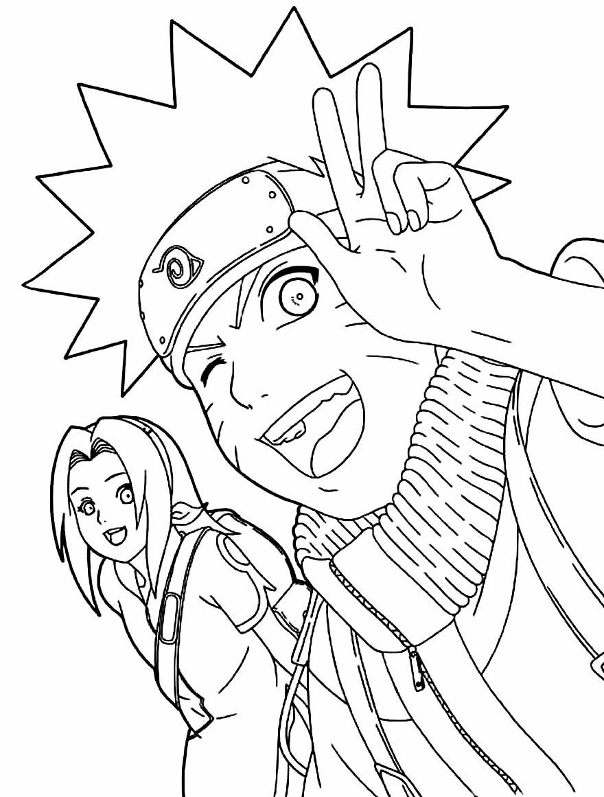 +90 Desenhos do Naruto para Colorir e Imprimir