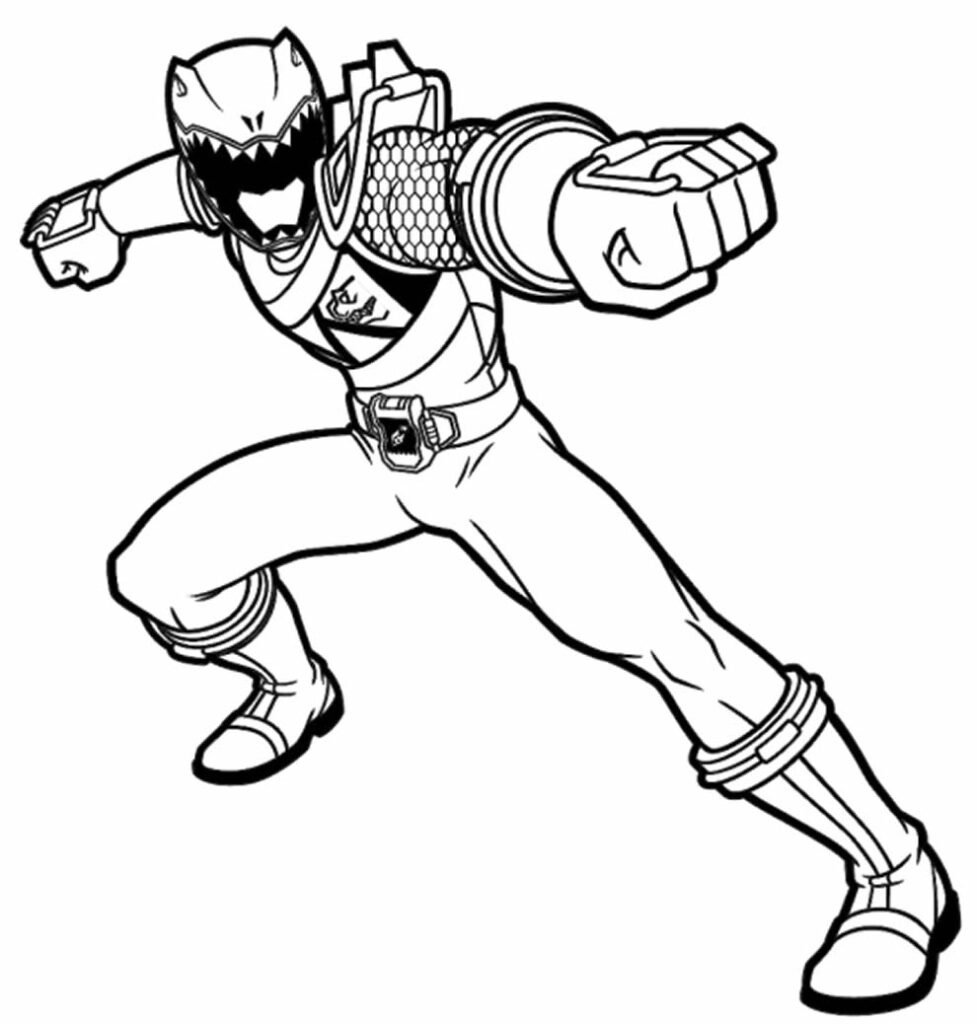 desenho de power ranger 10